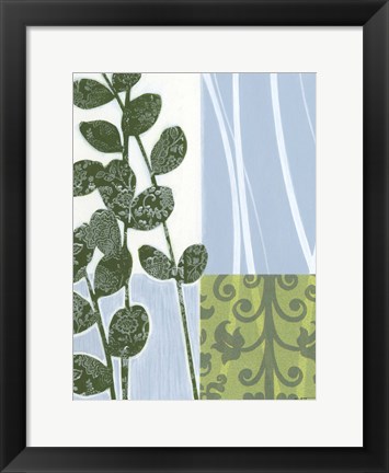 Framed Serene Sway I Print