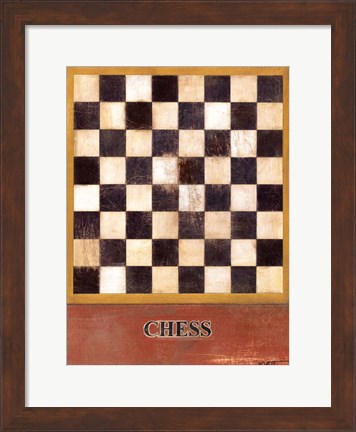 Framed Chess Print