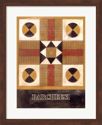 Framed Parcheesi Print