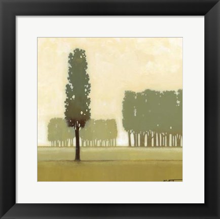 Framed Moss Grove I Print