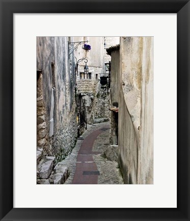 Framed Cobbled Walkway II Print