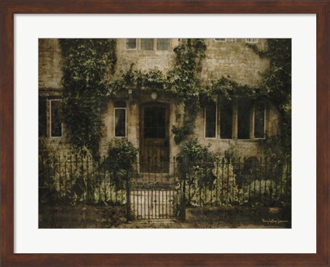 Framed English Cottage IV Print