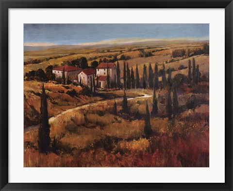 Framed Tuscany II Print