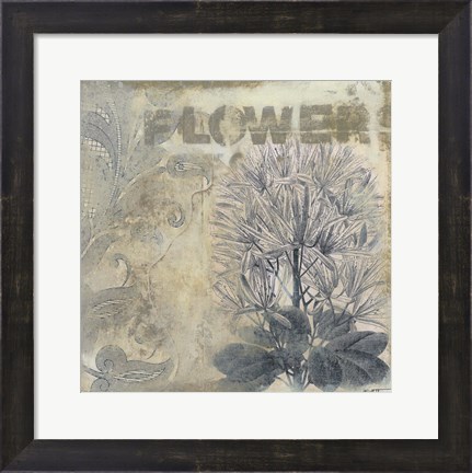 Framed Beautiful Flowers II Print