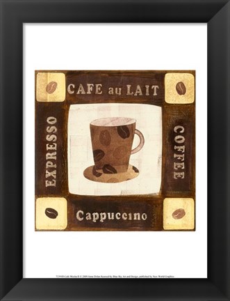 Framed Cafe Mocha II Print