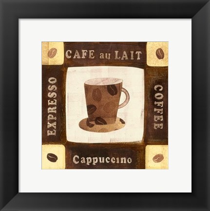 Framed Cafe Mocha II Print