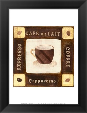 Framed Cafe Mocha III Print