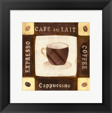 Framed Cafe Mocha III Print