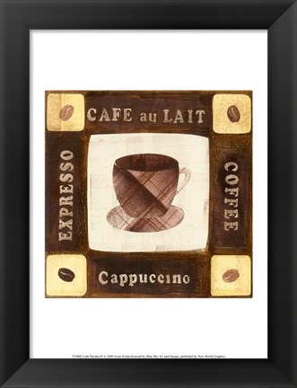 Framed Cafe Mocha IV Print