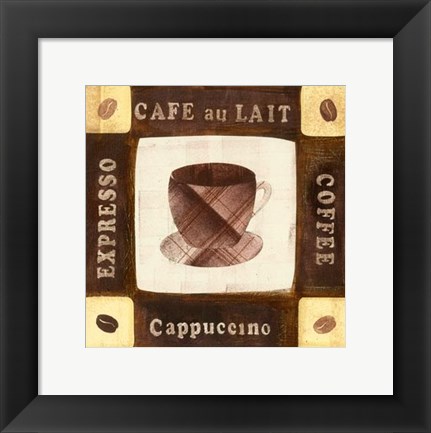 Framed Cafe Mocha IV Print