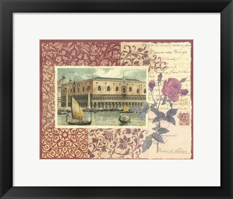 Framed Victorian Travel II Print