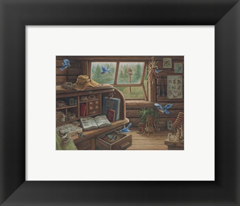 Framed Birdwatchers Retreat Print