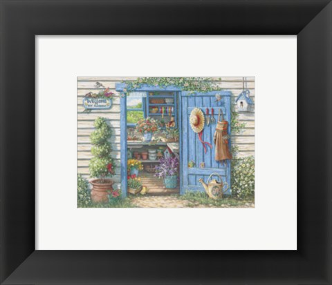 Framed Welcome To My Garden Print