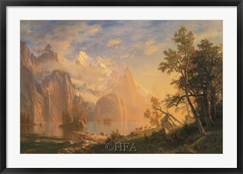 Framed Western Landscape Print