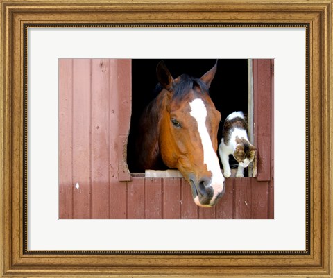 Framed Best friends Print