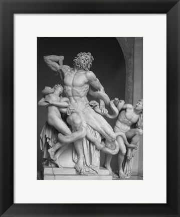 Framed Vatican Sculpture Print