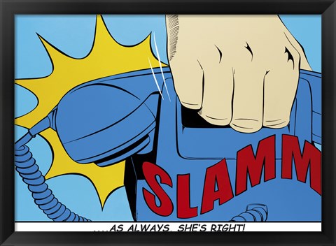 Framed Slamm! Print