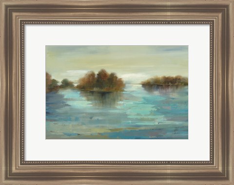 Framed Serenity on the River Print
