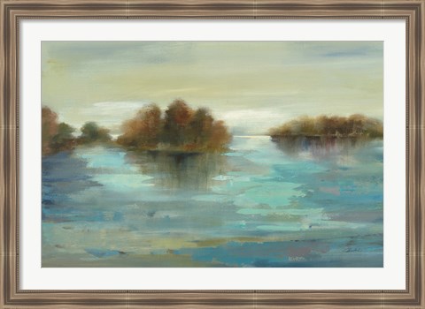 Framed Serenity on the River Print