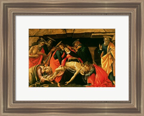 Framed Lamentation of Christ. c.1490 Print