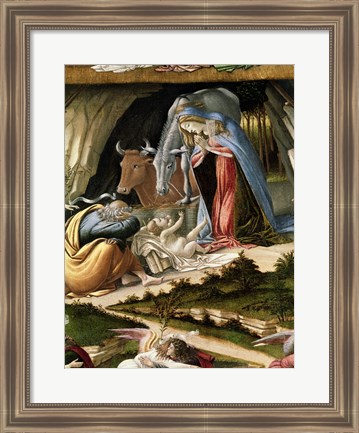 Framed Mystic Nativity, 1500 (detail 2) Print