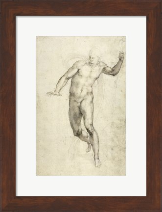 Framed Study for The Last Judgement Print