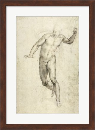 Framed Study for The Last Judgement Print