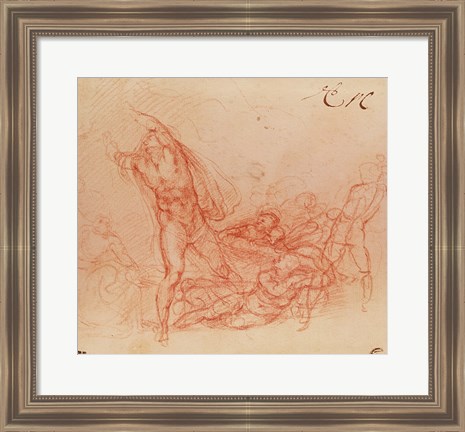 Framed Resurrection of Christ, c.1536-38 Print