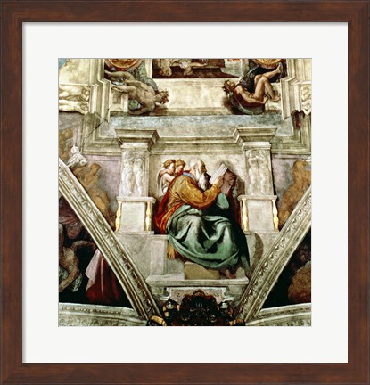 Framed Sistine Chapel Ceiling, 1508-12 Print