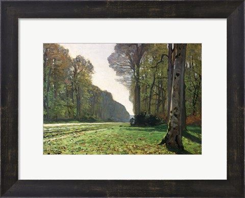 Framed Road to Bas-Breau, Fontainebleau (Le Pave de Chailly), c.1865 Print