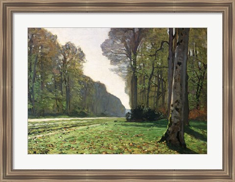 Framed Road to Bas-Breau, Fontainebleau (Le Pave de Chailly), c.1865 Print