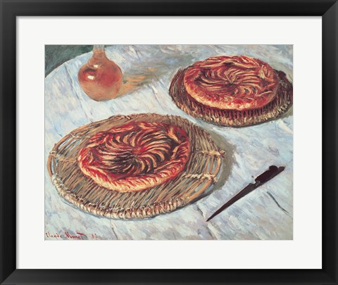 Framed Fruit Tarts, 1882 Print