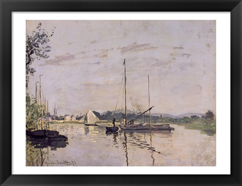 Framed Argenteuil, 1872 Print