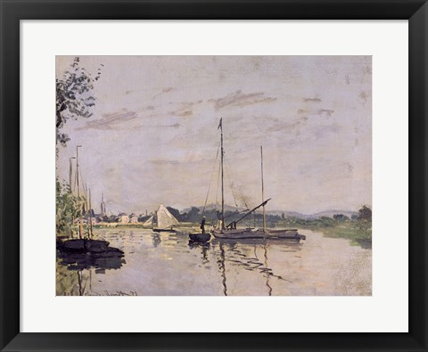 Framed Argenteuil, 1872 Print