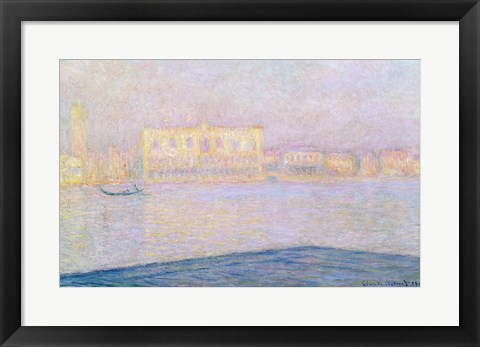 Framed Ducal Palace from San Giorgio, 1908 Print