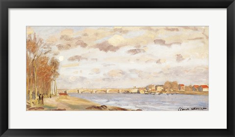 Framed Seine at Argenteuil, 1872 Print