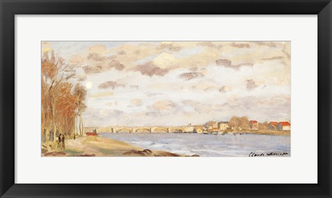 Framed Seine at Argenteuil, 1872 Print