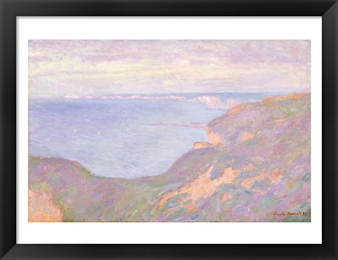 Framed Cliffs near Dieppe, 1897 Print