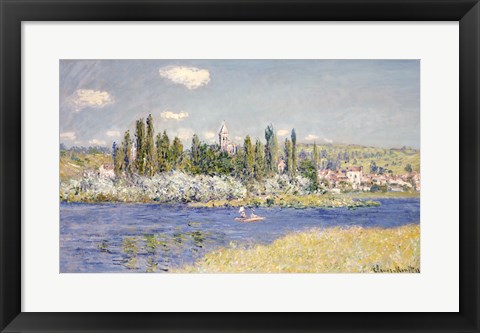 Framed Vetheuil, 1880 Print