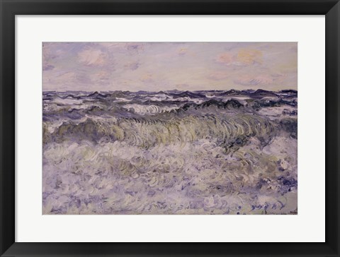 Framed Seascape, 1881 Print