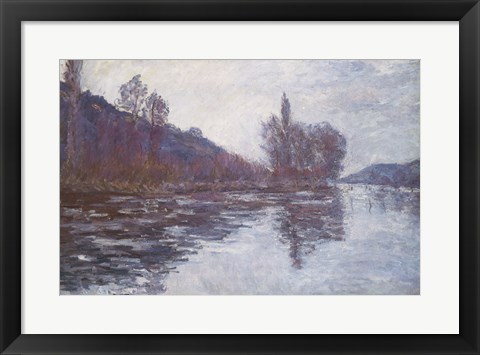 Framed Seine near Giverny, 1894 Print