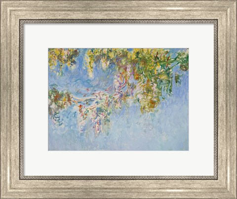 Framed Wisteria - blue Print