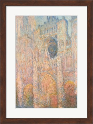 Framed Rouen Cathedral, 1891 Print