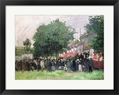 Framed Fourteenth of July (Bastille Day) Print