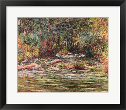 Framed River Epte at Giverny, 1884 Print