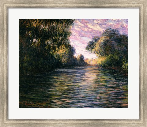 Framed Morning on the Seine, 1897 Print