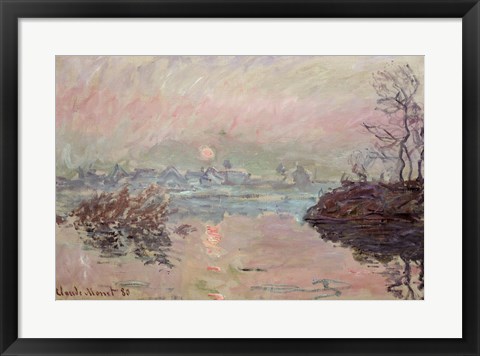 Framed Sunset, 1880 Print