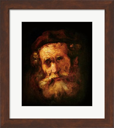 Framed Rabbi Print