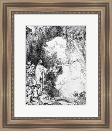 Framed Great Raising of Lazarus Print