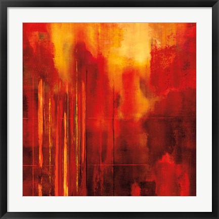 Framed Red Zone II Print